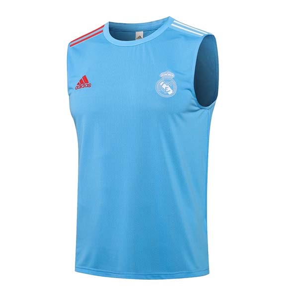 Trikot Real Madrid Ärmellos 2022 Blau Günstige Fußballtrikots